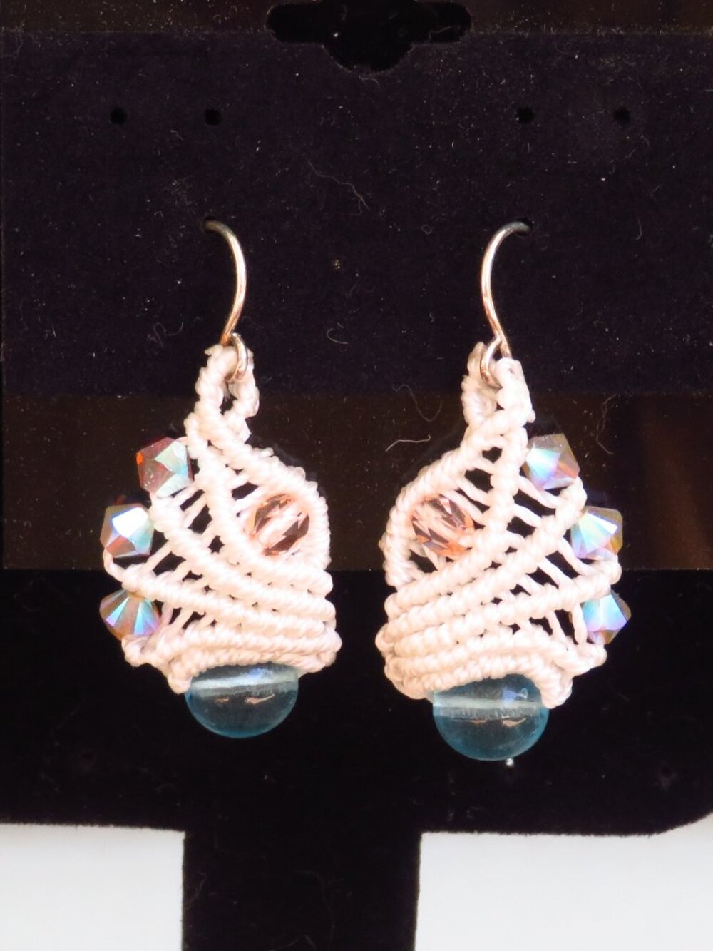 Macrame earrings handmade